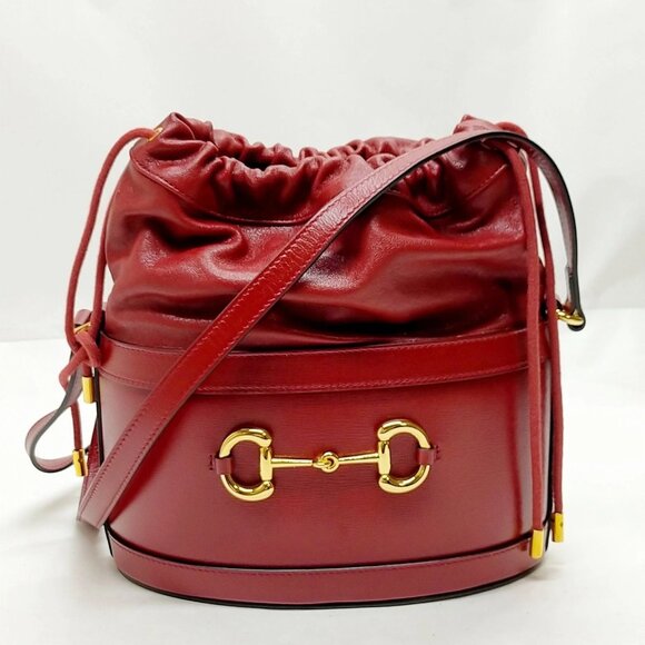 Gucci Crossbody bag Red Leather 850-071725 - Picture 1 of 13